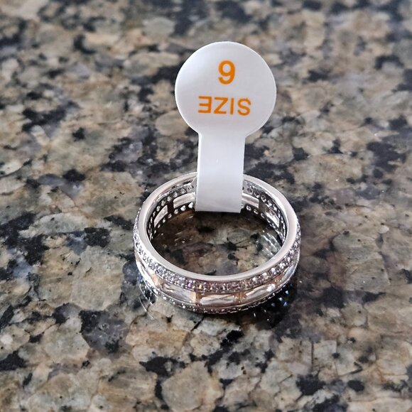 Bomb Party RBP7178 "The Juliet Ring" Smokey Topaz Cubic Zirconia Sz 6 - Picture 2 of 5